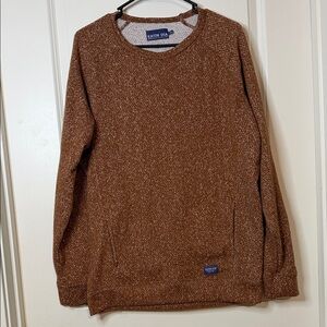 Katin Warm Brown Textured Sweatshirt
